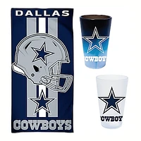 WinCraft Dallas Cowboys Beach Day Accessories Pack