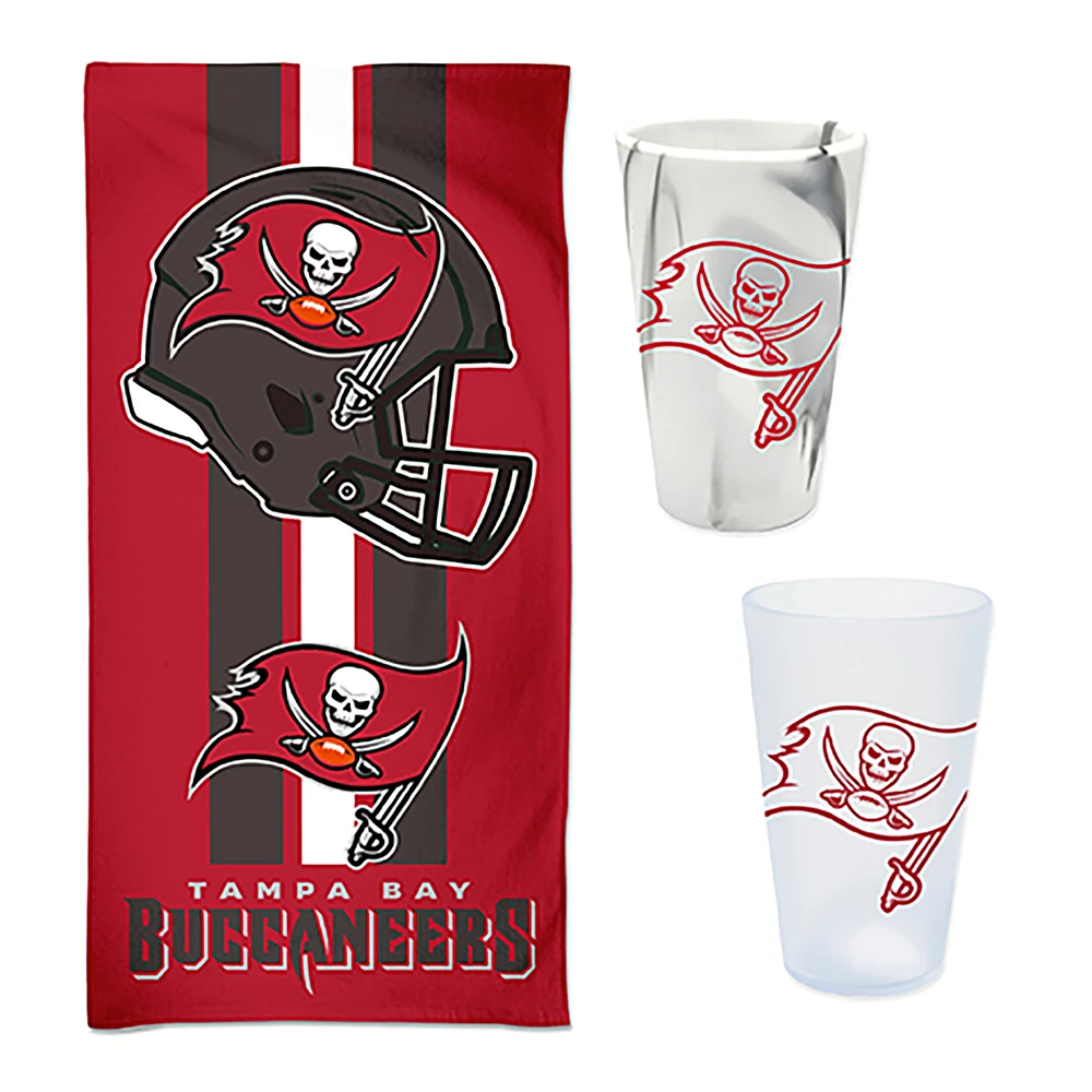 WinCraft Tampa Bay Buccaneers Beach Day Accessories Pack