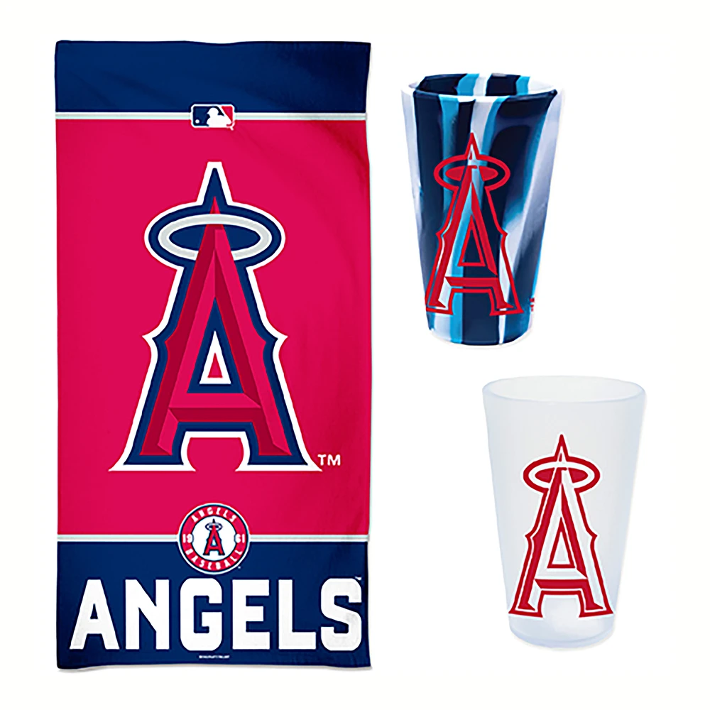 WinCraft Los Angeles Angels Beach Day Accessories Pack