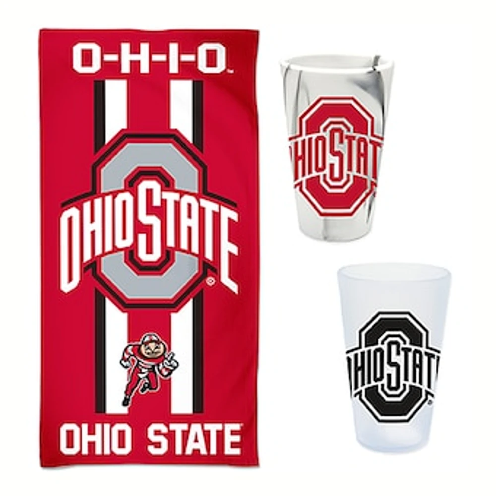 WinCraft Ohio State Buckeyes Beach Day Accessories Pack