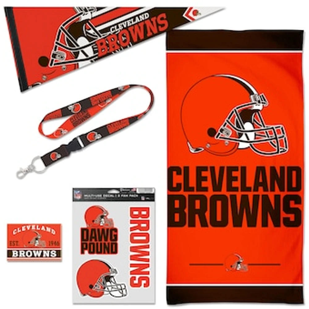 WinCraft Cleveland Browns House Fan Accessories Pack