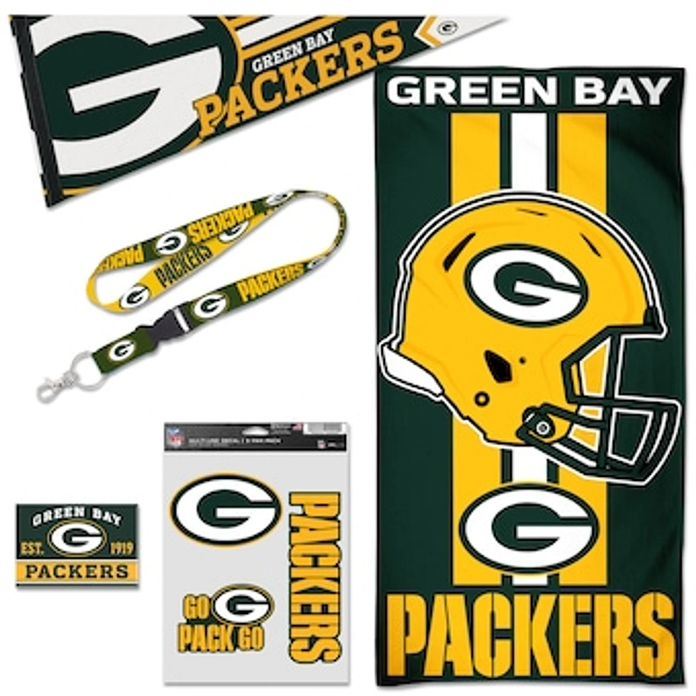 WinCraft Green Bay Packers House Fan Accessories Pack