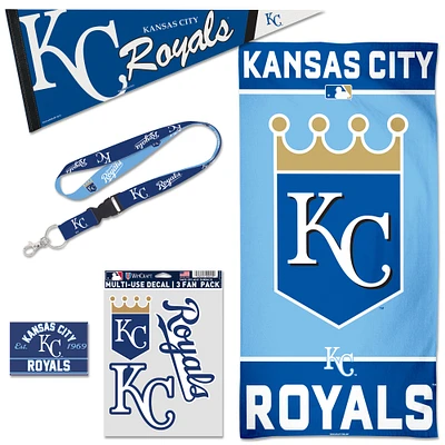 WinCraft Kansas City Royals House Fan Accessories Pack