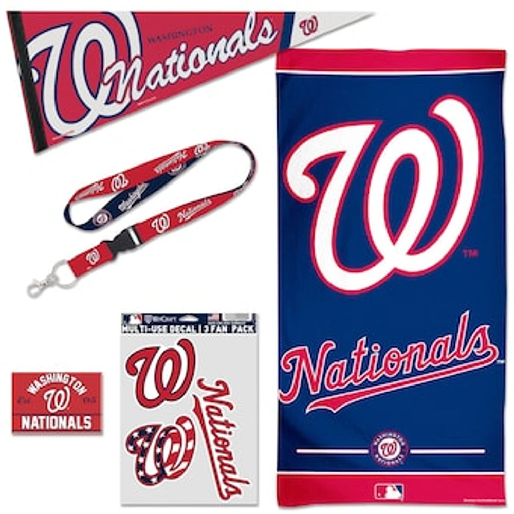 WinCraft Washington Nationals House Fan Accessories Pack