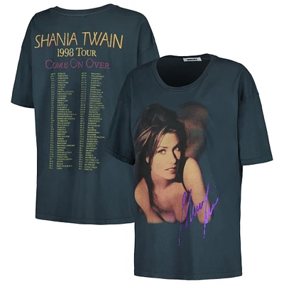 Women's Daydreamer Charcoal Shania Twain Come On Over 1998 Tour Merch T-Shirt