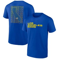 Men's Profile  Royal Los Angeles Rams Big & Tall Two-Sided T-Shirt