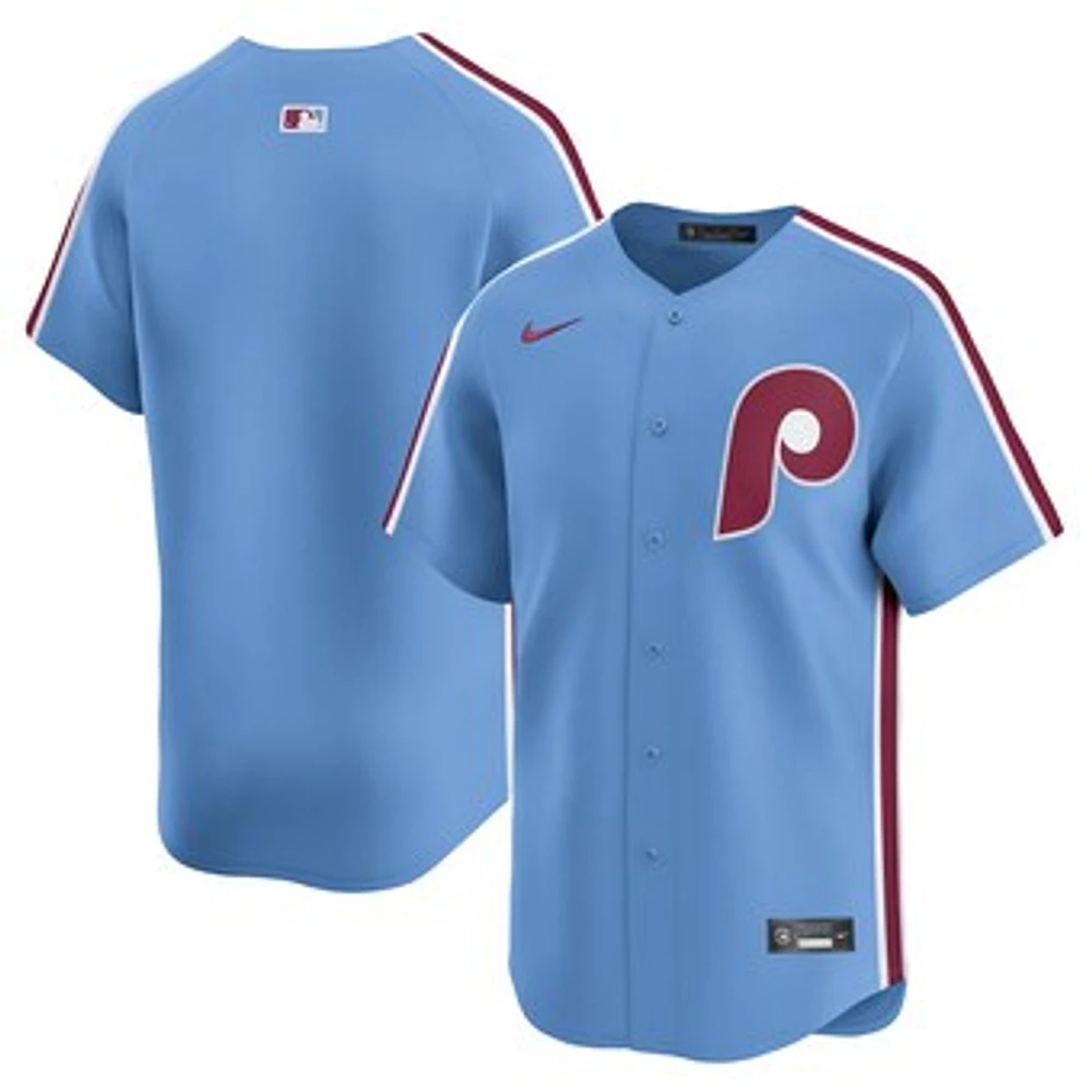 Men's Nike  Light Blue Philadelphia Phillies  Alternate Limited Jersey