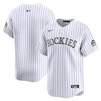 Men's Nike White Colorado Rockies Home Limited Jersey