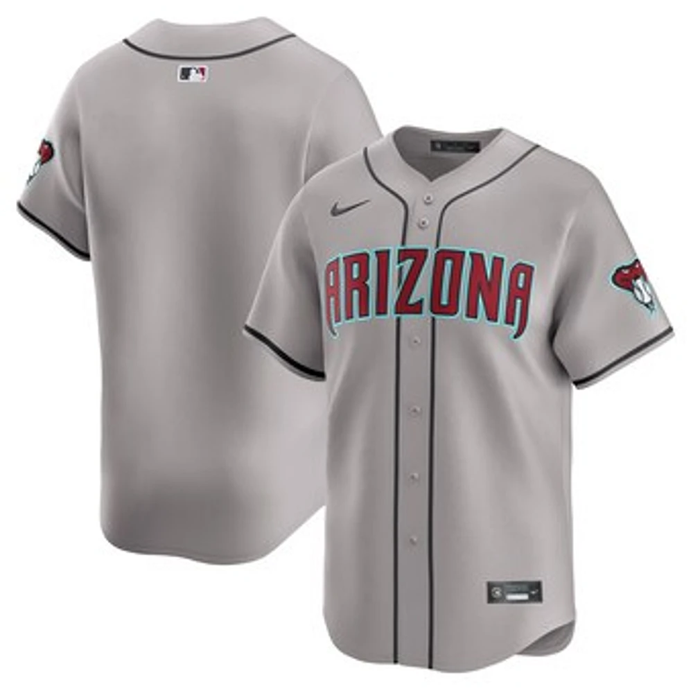 Men's Nike  Gray Arizona Diamondbacks Away Limited Jersey