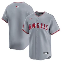 Men's Nike  Gray Los Angeles Angels Away Limited Jersey