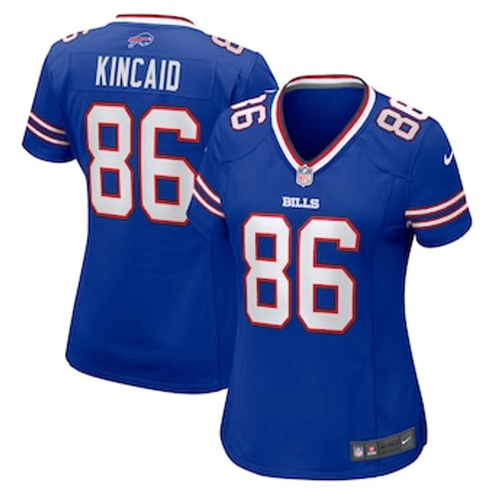 Women's Nike Dalton Kincaid Royal Buffalo Bills Home Game Jersey