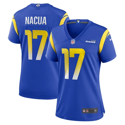 Women's Nike Puka Nacua Royal Los Angeles Rams Home Game Jersey