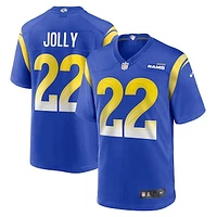 Men's Nike Shaun Jolly Royal Los Angeles Rams Home Game Jersey