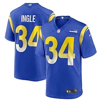 Men's Nike Tanner Ingle Royal Los Angeles Rams Home Game Jersey