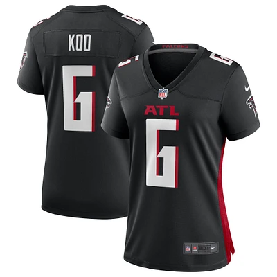 Women's Nike Younghoe Koo Black Atlanta Falcons Team Game Jersey