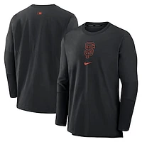 Men's Nike Black San Francisco Giants Authentic Collection Player Performance Pullover Sweatshirt