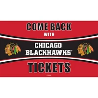 Chicago Blackhawks 28" x 16" Come Back With Tickets Door Mat