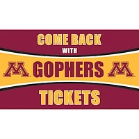 Minnesota Golden Gophers 28" x 16" Come Back With Tickets Door Mat