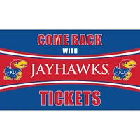 Kansas Jayhawks 28" x 16" Come Back With Tickets Door Mat