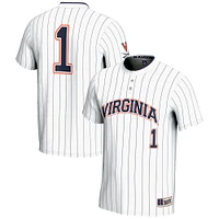 Unisex GameDay Greats #1 White Virginia Cavaliers Lightweight Softball Jersey
