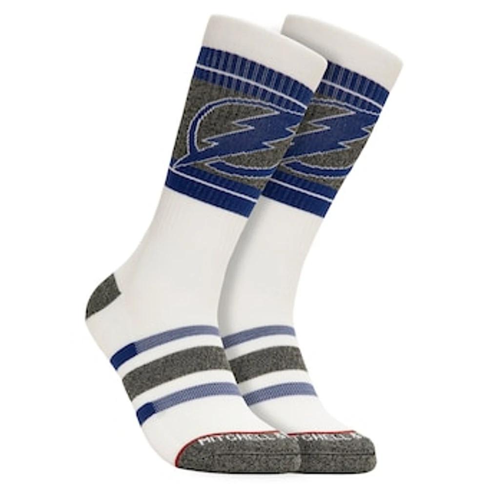 Men's Mitchell & Ness Tampa Bay Lightning Cross Bar Crew Socks