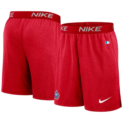 Men's Nike Red Miami Marlins City Connect Authentic Collection Performance Practice Shorts