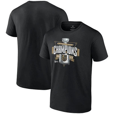 Men's Fanatics  Black Vegas Golden Knights 2023 Stanley Cup Champions Neutral Zone T-Shirt