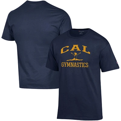Men's Champion  Navy Cal Bears Gymnastics Icon T-Shirt