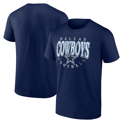 Men's Fanatics Navy Dallas Cowboys Big & Tall Throwback T-Shirt