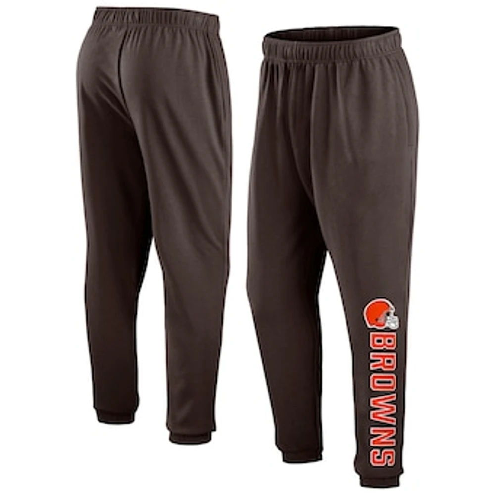 Men's Fanatics Brown Cleveland Browns Big & Tall Chop Block Lounge Pants