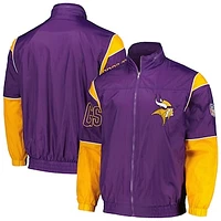 Men's Mitchell & Ness  Purple Minnesota Vikings 1992 Sideline Full-Zip Jacket