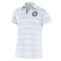 Women's Antigua White Spokane Indians Compass Polo