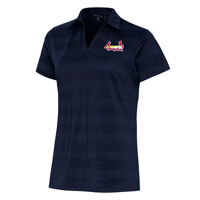 Women's Antigua Navy Springfield Cardinals Compass Polo