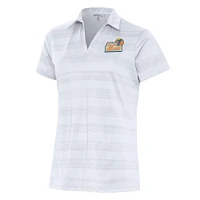 Women's Antigua White St. Lucie Mets Compass Polo