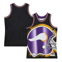 Men's Mitchell & Ness Black Minnesota Vikings Big Face 7.0 Fashion Tank Top