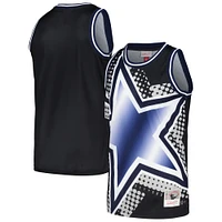 Men's Mitchell & Ness Black Dallas Cowboys Big Face 7.0 Fashion Tank Top