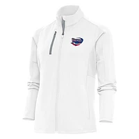 Women's Antigua  White Clearwater Threshers Generation Full-Zip Jacket