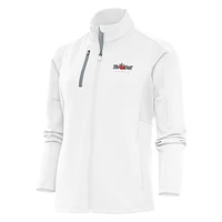 Women's Antigua  White Fort Wayne TinCaps Generation Full-Zip Jacket