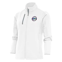 Women's Antigua  White Jersey Shore BlueClaws Generation Full-Zip Jacket