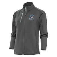 Women's Antigua  Pewter Jupiter Hammerheads Generation Full-Zip Jacket