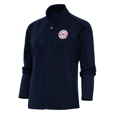 Women's Antigua  Navy Nashville Sounds Generation Full-Zip Jacket