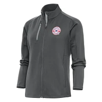 Women's Antigua  Pewter Nashville Sounds Generation Full-Zip Jacket