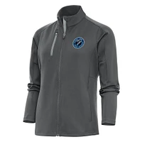 Women's Antigua  Pewter Sugar Land Space Cowboys Generation Full-Zip Jacket