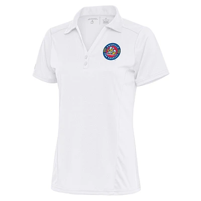 Women's Antigua White Amarillo Sod Poodles Tribute Polo
