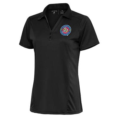 Women's Antigua Charcoal Amarillo Sod Poodles Tribute Polo