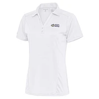 Women's Antigua White Fort Myers Mighty Mussels Tribute Polo