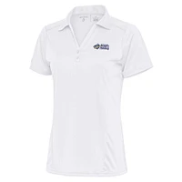 Women's Antigua White Fort Myers Mighty Mussels Tribute Polo