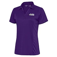 Women's Antigua Purple Fort Myers Mighty Mussels Tribute Polo