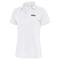 Women's Antigua White Fort Wayne TinCaps Tribute Polo