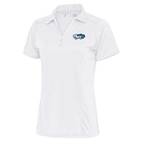 Women's Antigua White Hillsboro Hops Tribute Polo